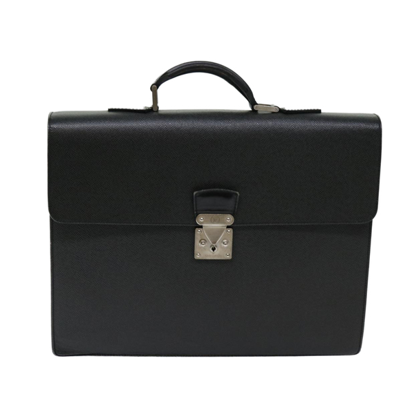 LOUIS VUITTON Taiga Serviette Moskova Business Bag Ardoise M30032 LV Auth 69688 - Picture 13 of 16